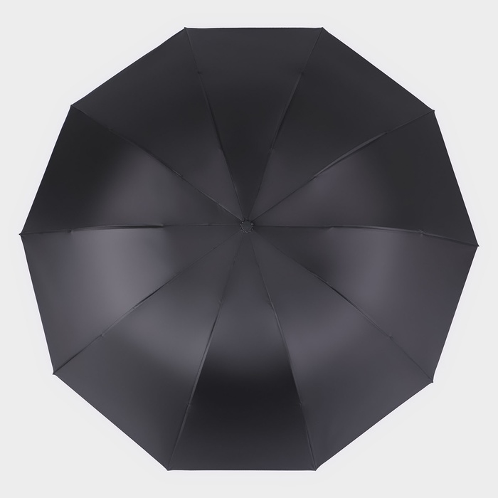 Зонт механический «Однотон», эпонж, 4 сложения, 10 спиц, R = 53 см, цвет МИКС