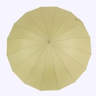 Зонт - трость полуавтоматический «Однотон», эпонж, 16 спиц, R = 53 см, цвет МИКС - Фото 8