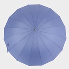 Зонт - трость полуавтоматический «Однотон», эпонж, 16 спиц, R = 53 см, цвет МИКС - Фото 9