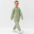 Костюм детский (свитшот, брюки) KAFTAN Plushy р.30 (98-104), зеленый 10323129 - фото 472697 Костюм детский (свитшот, брюки) KAFTAN Plushy р.30 (98-104), зеленый 10323129 - фото 472697