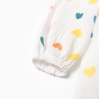 Платье детское с дл. рукавом KAFTAN "Сердечки", р.28 (86-92 см) - фото 24703539