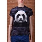 Футболка мужская Collorista 3D Panda, размер XXL (52), цвет чёрный - Фото 2