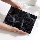 Разделочная доска «Черный мрамор», 20×30 см - фото 61578377