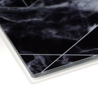 Доска разделочная стеклянная «Черный мрамор», 20х30 см - Фото 6