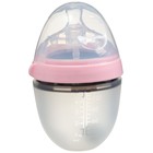 Бутылочка для кормления M&B, ШГ Ø70мм, 150мл., силиконовая колба, цвет розовый - Фото 3