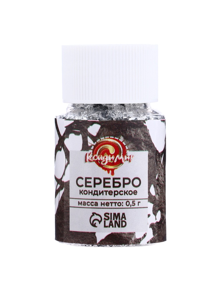 Кондитерское серебро, 0.5 г - Фото 1