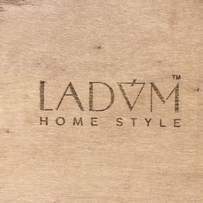 Корзины для хранения LaDо́m, 3 шт., ручной работы, прямоугольные, коричневые
