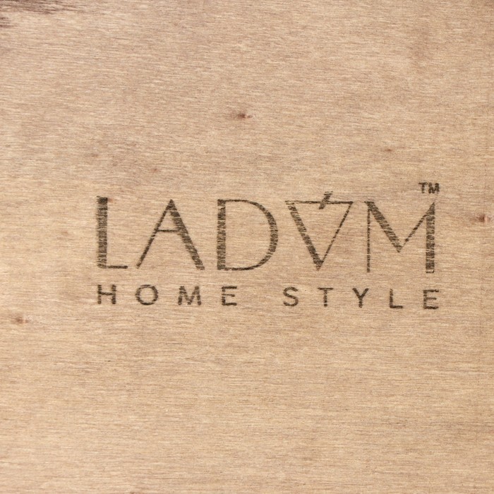 Набор интерьерных корзин ручной работы LaDо́m, прямоугольные, 3 шт, размер: 20×11×9 см, 24×15×10 см, 28×19×11 см