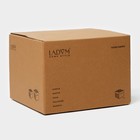 Набор интерьерных корзин ручной работы с крышкой LaDо́m, 2 шт, размер: 20×20×15 см, 25×25×18 см - фото 9629418