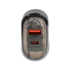 Сетевое зарядное устройство OR-000, 3 А, USB, Type-C, прозрачное, черное - Фото 5