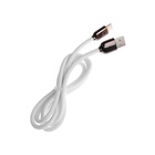 Кабель Type-C - USB, 6 A, оплётка PVC, 1 метр, белый - фото 9629481