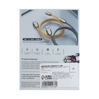 Кабель Type-C - USB, 6 A, оплётка PVC, 1 метр, серый - фото 9629490