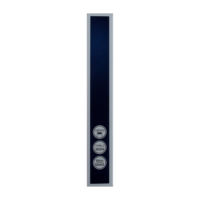 Кабель Lightning - USB, 6 A, оплётка PVC, 1 метр, белый