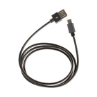 Кабель MicroUSB - USB, 2.1 А, металлическая оплётка, 1 метр, чёрный - Фото 3