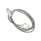 Кабель MicroUSB - USB, 2.1 А, металлическая оплётка, 1 метр, серебристый - фото 11236238