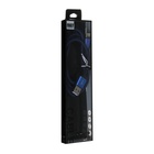 Кабель Type- C - USB, 2.1 А, оплётка нейлон, 1 метр, синий - Фото 4