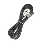 Кабель Lightning - USB, 2.1 А, оплётка нейлон, 2 метра, серебристый - Фото 3