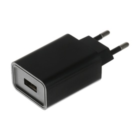 Сетевое зарядное устройство GQ-1, USB, 2.4 А, чёрное