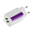 Сетевое зарядное устройство TD-T12, 2 USB, 2.4 А, белое - фото 3389128