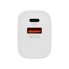 Сетевое зарядное устройство GQ-5, USB, Type-C, 3 A, 20 W, QC+PD, белое - Фото 3