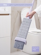 Швабра с отжимом Future Alp Duble Flip, с системой очистки, ручка 130 см, насадка 36.5 см - Фото 3