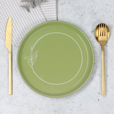Тарелка керамическая «Олива», 19.6 см, Dolce Ceramo