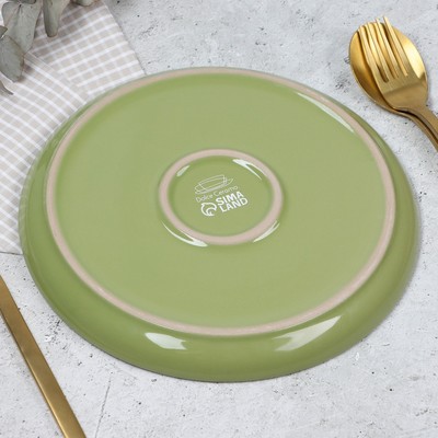 Тарелка керамическая «Олива», 19.6 см, Dolce Ceramo
