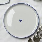 Тарелка керамическая «Ласточка», 20 см, цвет белый - Фото 4