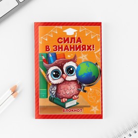 Подарочный набор, блокнот А6, 32 л., наклейки, магнитные закладки 2 шт. ,«Выпускной:Совята»