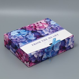 Складная коробка подарочная «Гортензия», 31 х 24.5 х 8 см