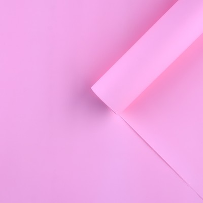 Плёнка для цветов упаковочная матовая «Светло-розовый», 0.5 x 8 м
