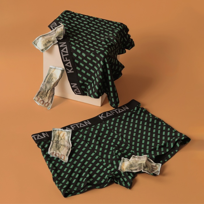 

Набор мужских трусов KAFTAN "Be Rich" 2 шт, р-р 52