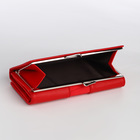 Кошелёк женский на магните, цвет красный - фото 23899074