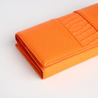 Кошелёк женский на магните, цвет оранжевый - фото 23899080