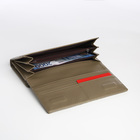 Кошелёк женский на магните, цвет хаки - фото 23899091