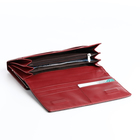 Кошелёк женский на магните, цвет бордовый - фото 23948275