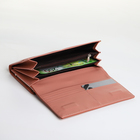 Кошелёк женский на магните с фермуаром, цвет розовый - фото 23933397