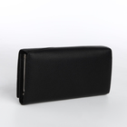 Кошелёк женский на магните, цвет чёрный - фото 23909300