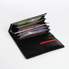 Кошелёк женский на магните, цвет чёрный - фото 23909302