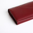 Кошелёк женский на магните, цвет бордовый - фото 23948328