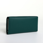 Кошелёк женский на магните, цвет зелёный - фото 23933400