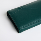 Кошелёк женский на магните, цвет зелёный - фото 23933401