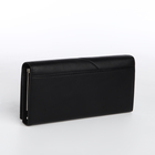 Кошелёк женский на магните, цвет чёрный - фото 23909304