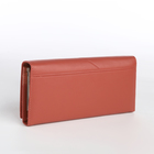 Кошелёк женский на магните, цвет пудровый - фото 23909308