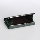 Кошелёк женский на магните, цвет зелёный - фото 23899144