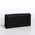 Кошелёк женский на магните, цвет чёрный - фото 23909348