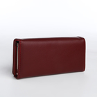 Кошелёк женский на магните, цвет бордовый - фото 23909352