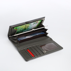 Кошелёк женский на магните, цвет серый - фото 23909358