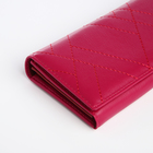 Кошелёк женский на магните, цвет фуксия - фото 23909361