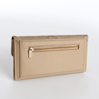 Кошелёк женский на кнопке, цвет бежевый - фото 23961315